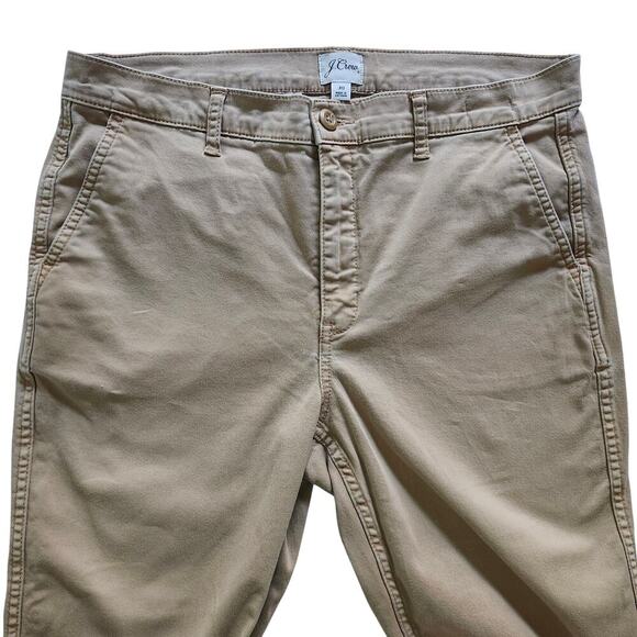J Crew Vintage Straight Leg High Rise Chinos Dark Khaki Size 30 - Picture 3 of 12